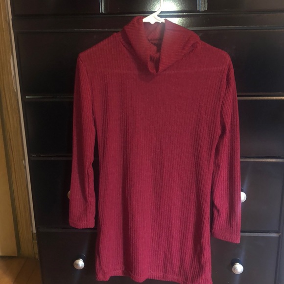 Dresses & Skirts - Red sweater dress turtle neck Dresses & Skirts - Red sweater dress turtle neck
